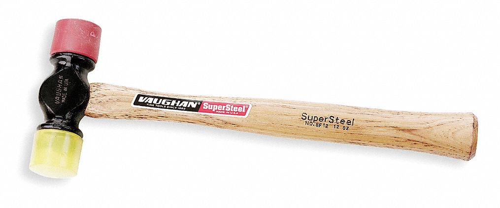 Soft Face Hammer, 12 Oz, Hickory