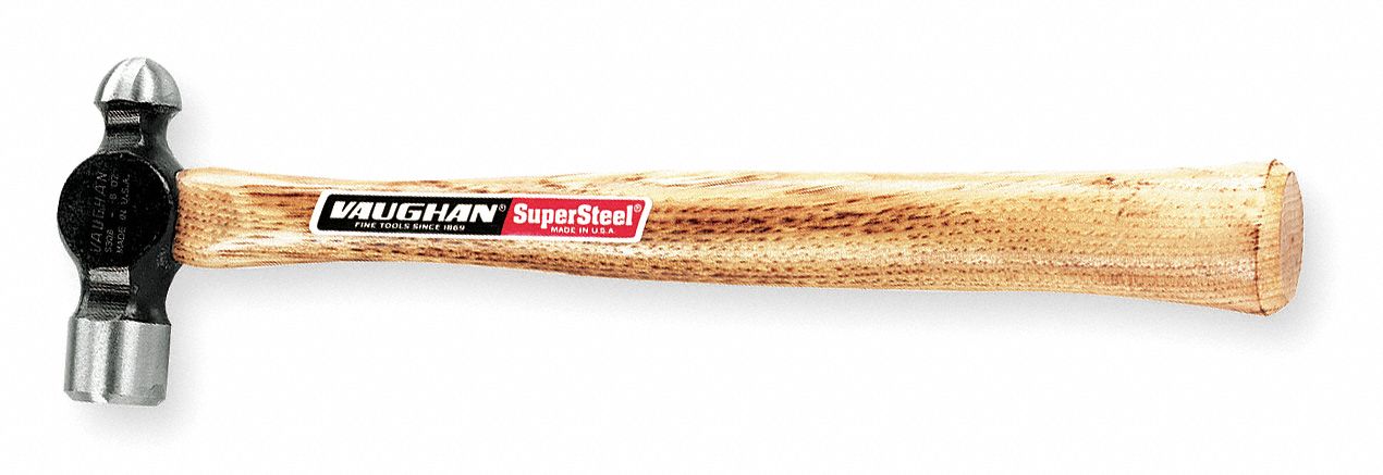 Ball Pein Hammer, 24 Oz, 1 5/8 Head Dia