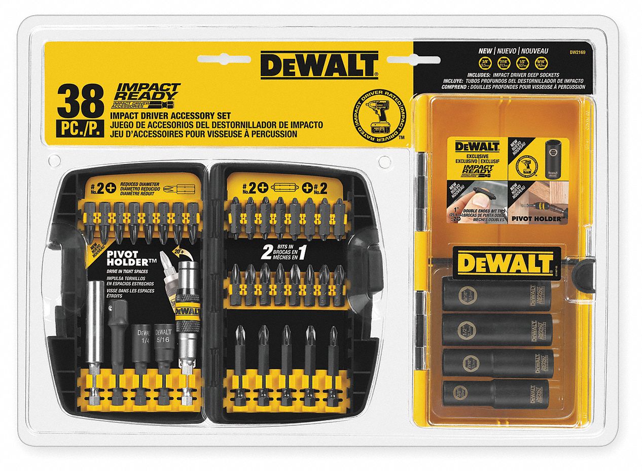 Impact Ready Driver Set, 1/4 In Dr, 38 Pc