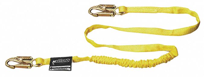 Lanyard, 1 Leg, Polyester, Yellow