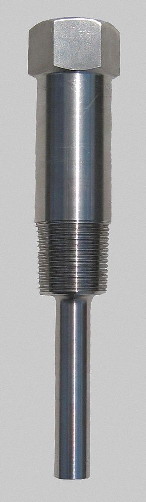 Bimetal Thermowell, Lagging, Brass, 1/2NPSM