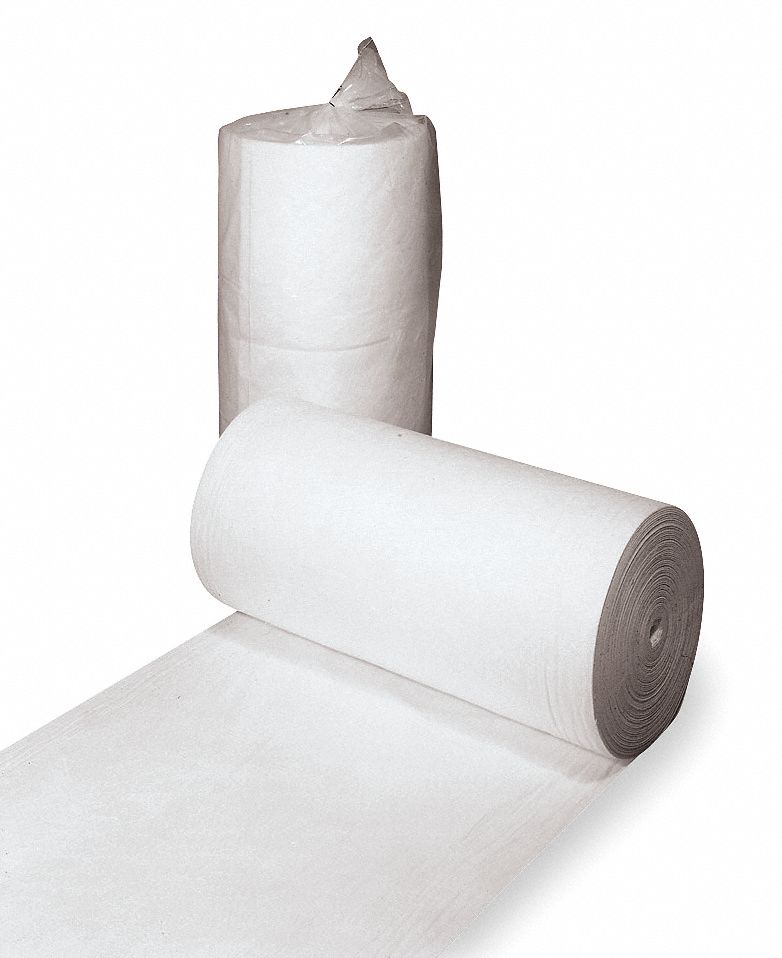Absorbent Roll, White, 70 gal., 38 In. W