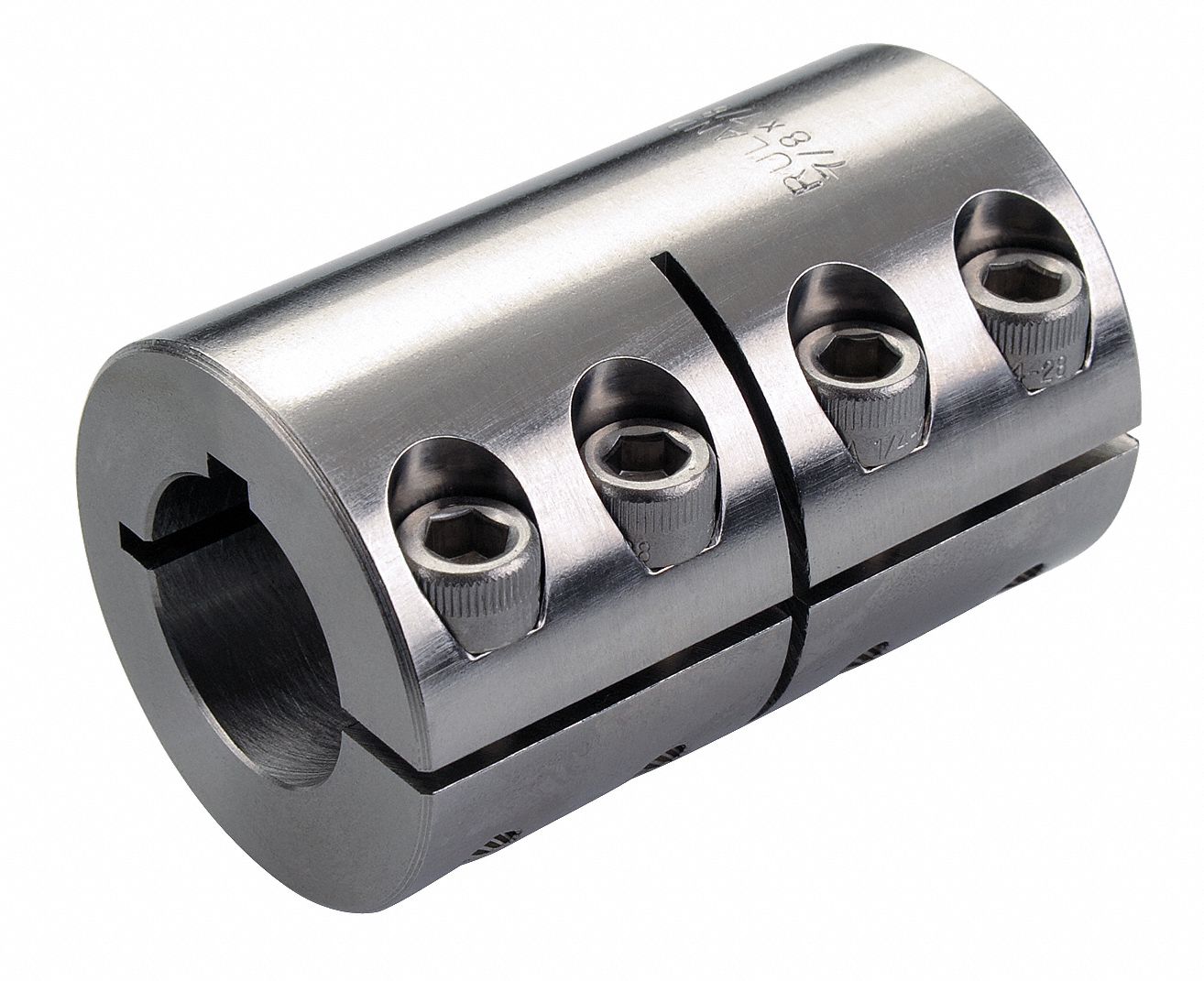 Coupling, One Piece, Bore Dia 8 mm