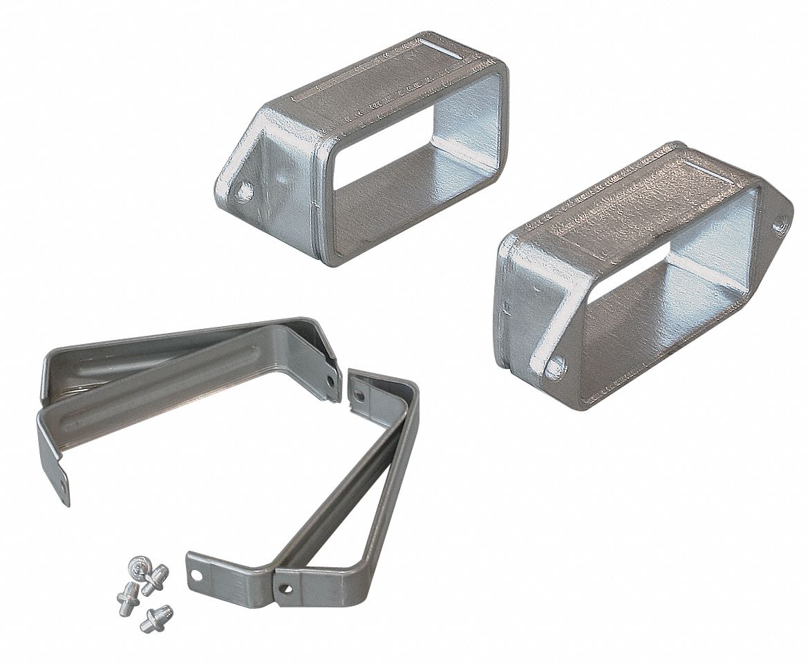 Mtg Bracket Set, Flexible Steel, 160mm
