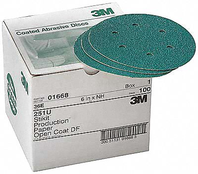 Dust Free Disc, 6x NH, 36, Dia 6In, PK500