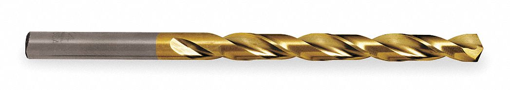 Jobber Dril, Parabol, 7/32, HSS, TiN, 135 Deg