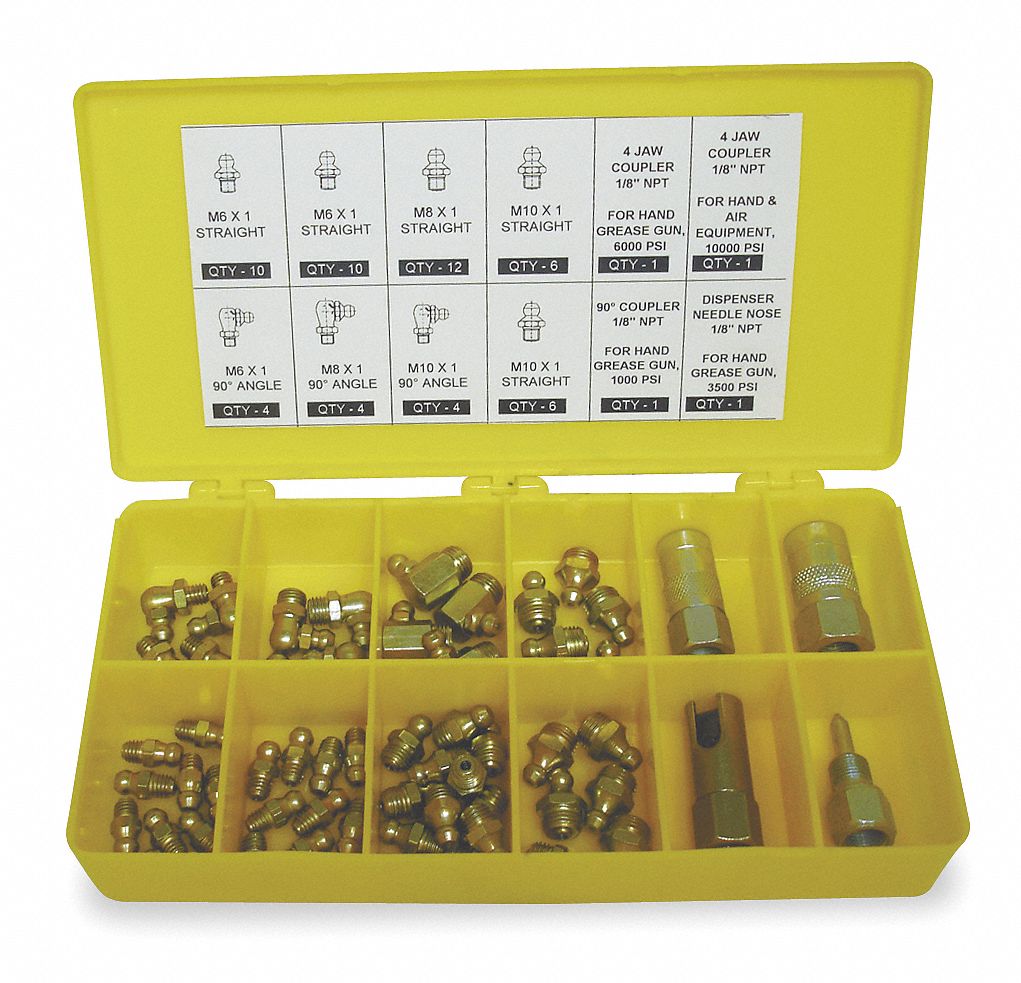 Grease Fitting Kit, Metric