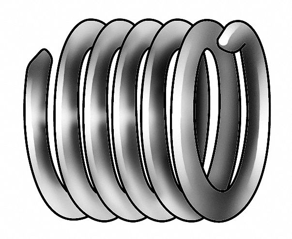 Thread Repair Kit, 304 SS, 1/4-20, 36 Pcs