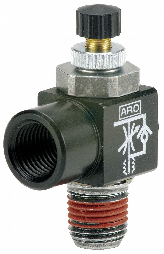 Flow Control Valve, 1/4 NPT x 1/4 NPT