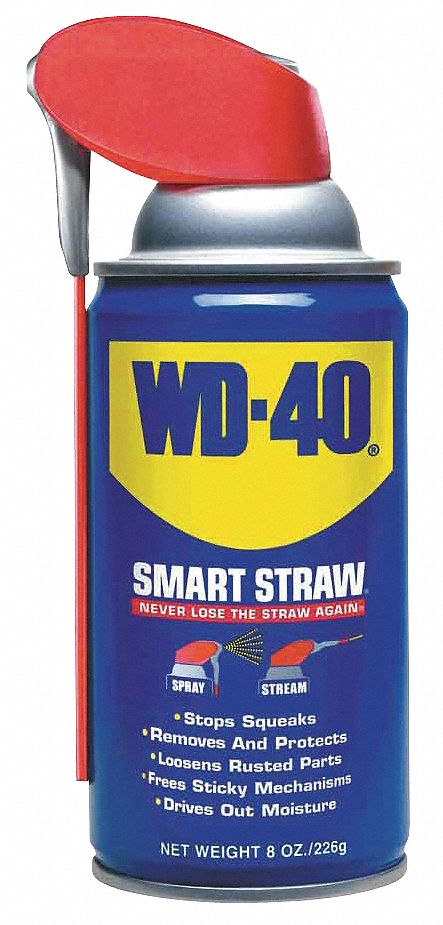 Lubricant, Aerosol w/Smart Straw, 8 oz