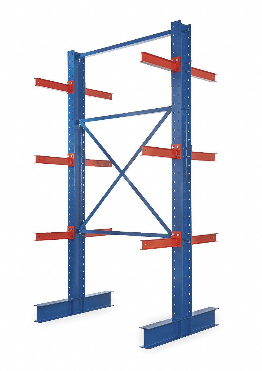 Starter I-Beam Cantilever Rack, 12 ft. H