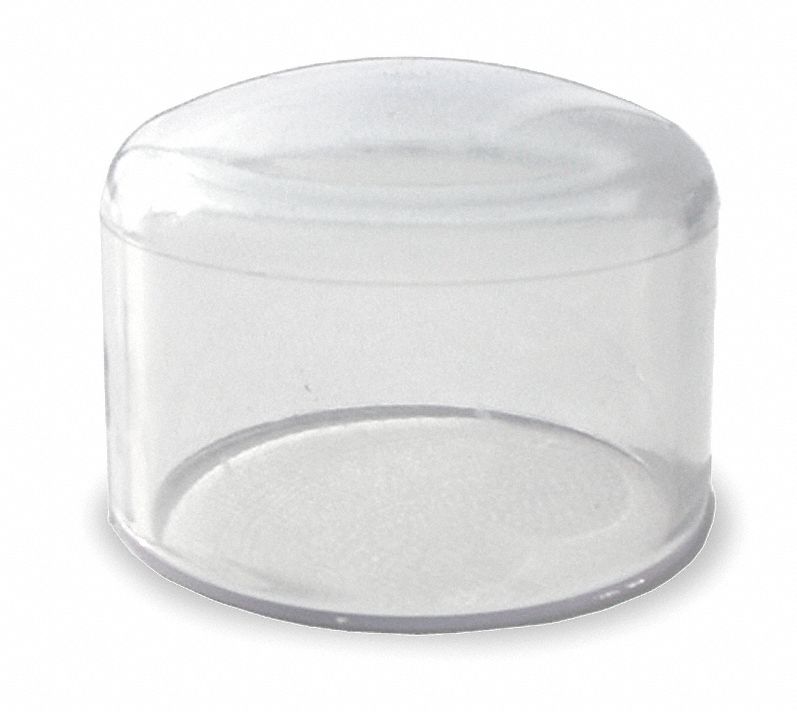 Cap, 3/4 In, Solvent, PVC, Clear