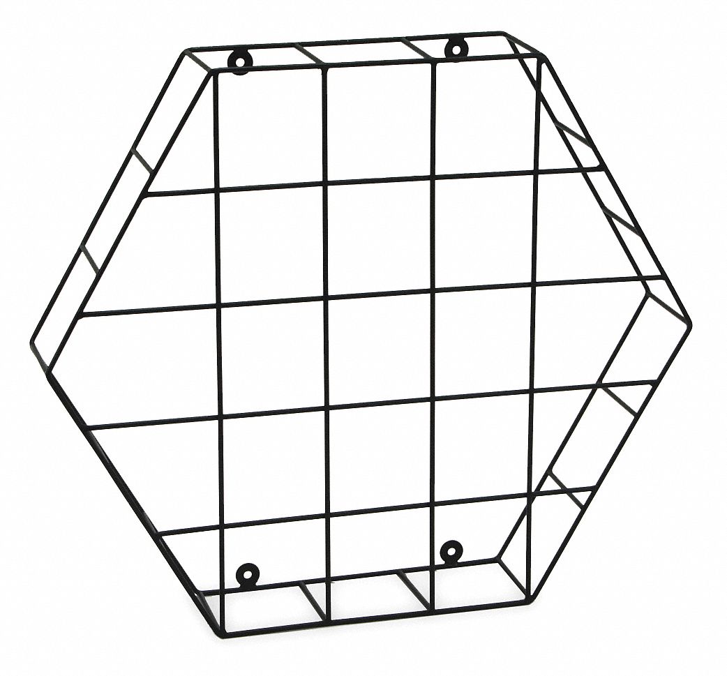 Clock Guard, Wall Mount, Hexagon