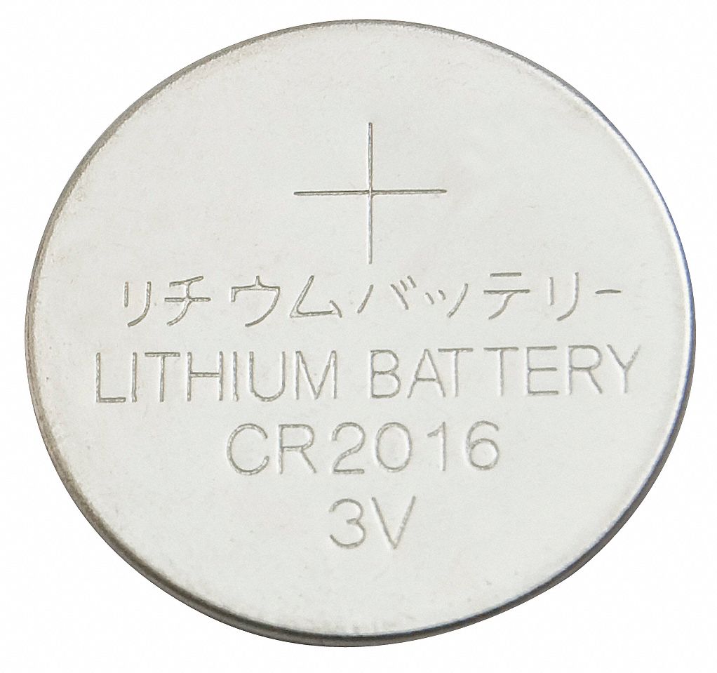 Coin Cell, 2016, Lithium, 3V