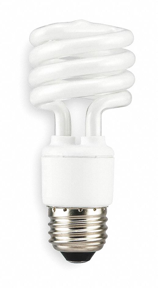 Screw-In CFL, 13W, T2, Medium