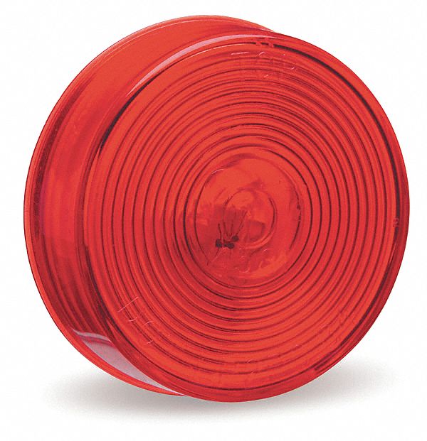 Clearance/Marker Lamp, Lens Optic, Red