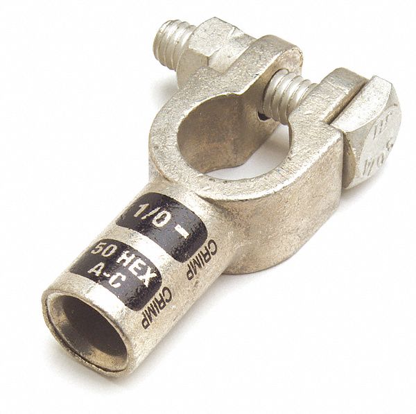 Clamp Barrel, Neg, 2/O Gauge, PK5
