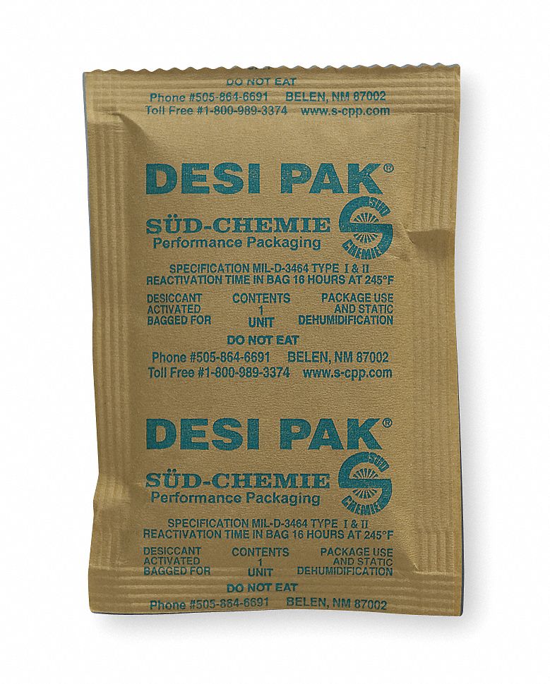 Desiccant, Kraft Packet, 0.83 cu ft, PK300