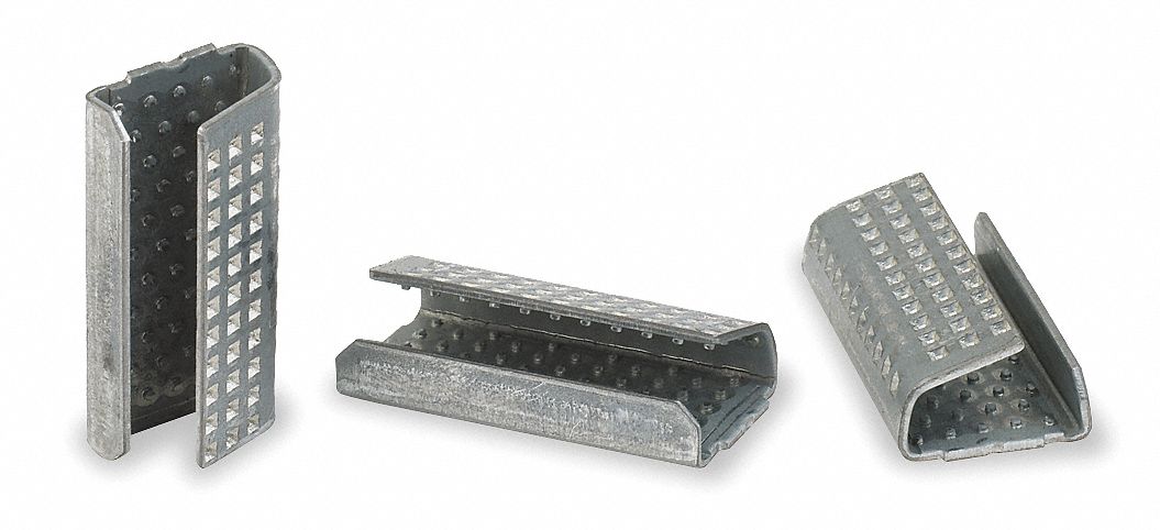 Strapping Seal, 1/2 In., Serrated, PK1000