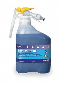 Glass and Surface Cleaner, 1.5L, Blue, PK2