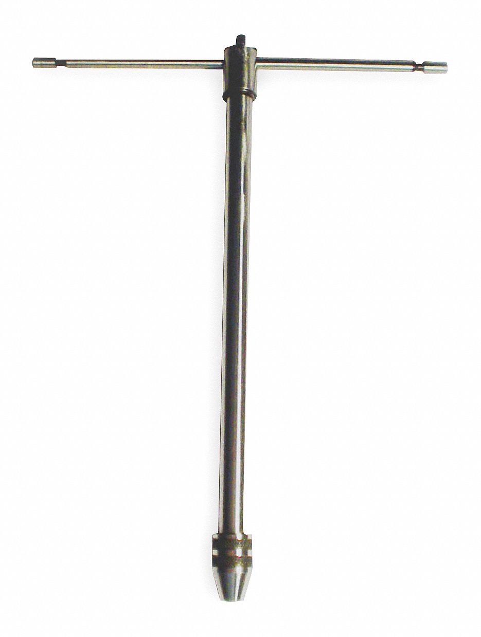 T Handle Tap Wrench, Ratchet, 7/32-1/2 In