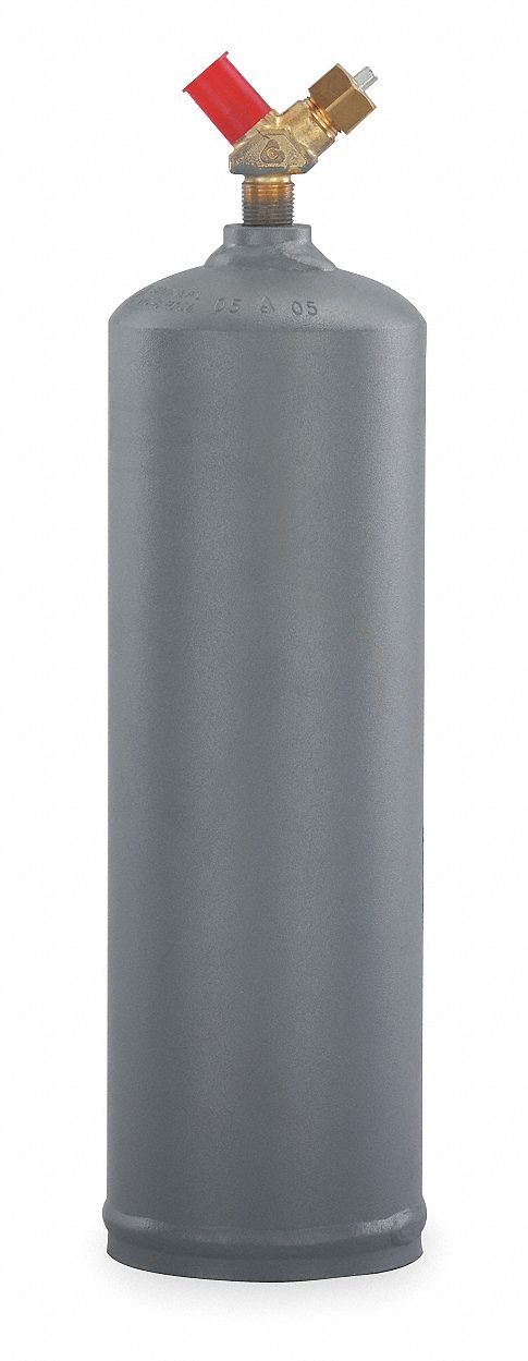 Refill Port Cylinder, Acetylene, 10 Cu Ft