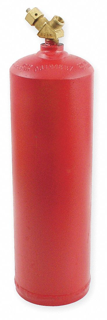 Fuel Cylinder, Acetylene, 10 Cu Ft