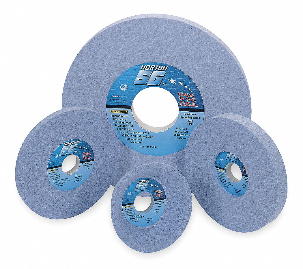 Grinding Wheel, T1, 14x2x5, CA, 60G, Med, Blue