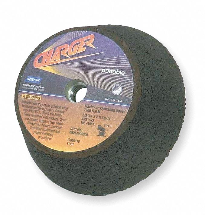 Flaring Cup Wheel, 6 In Diax2 In T, ZA, 16G