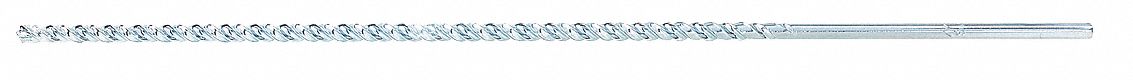 Masonry Bit, 1/4 In, 18 In L, Shank 3/8 In
