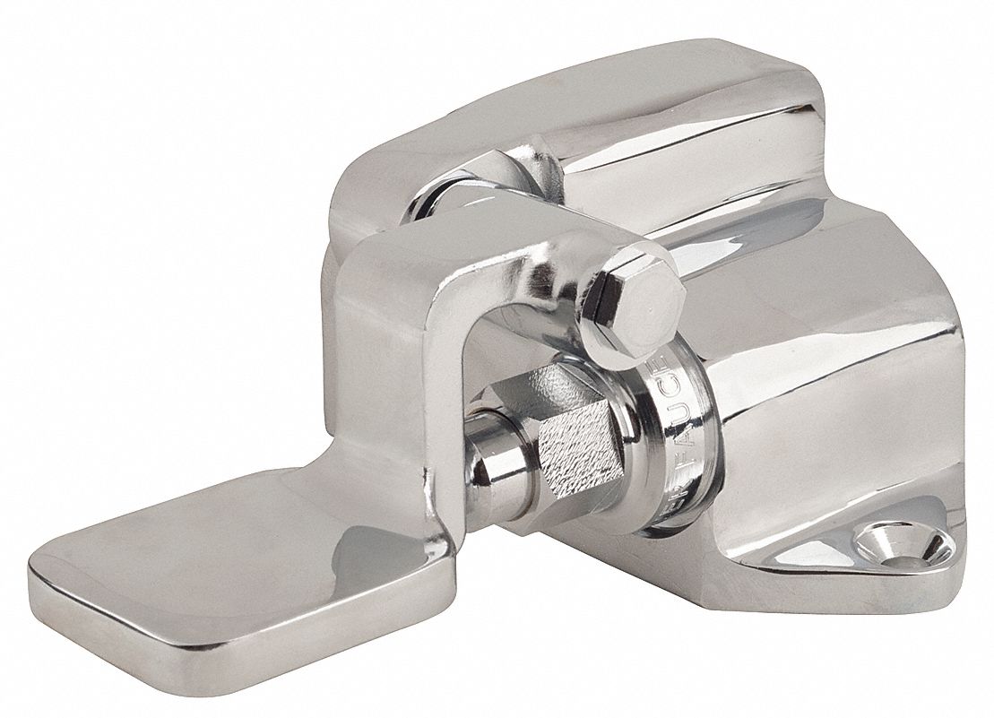 Single Foot Pedal Valve, Chrome