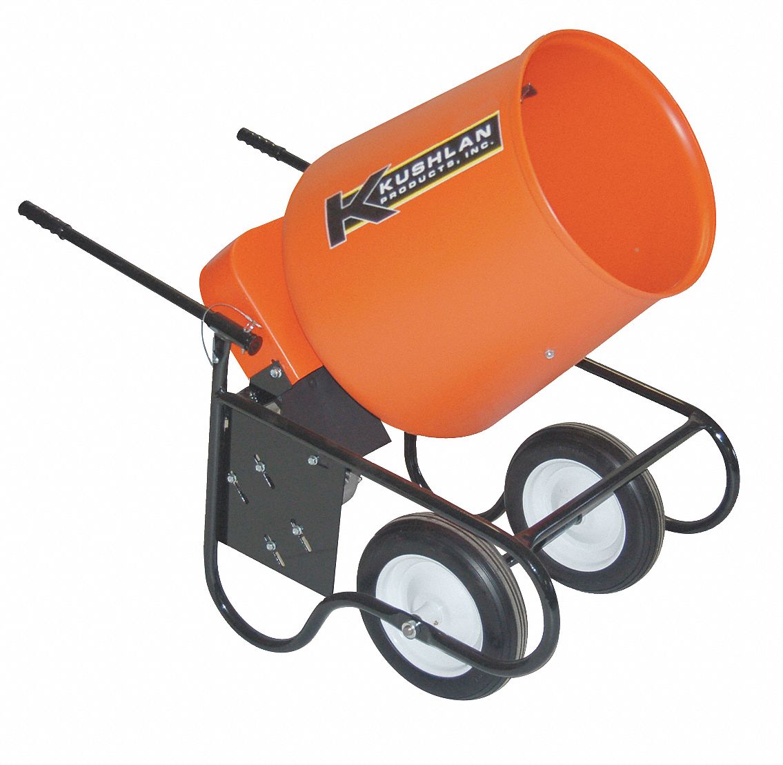 Wheelbarrow Mixer, 3.5 Cu. Ft., 115V, 3/4HP