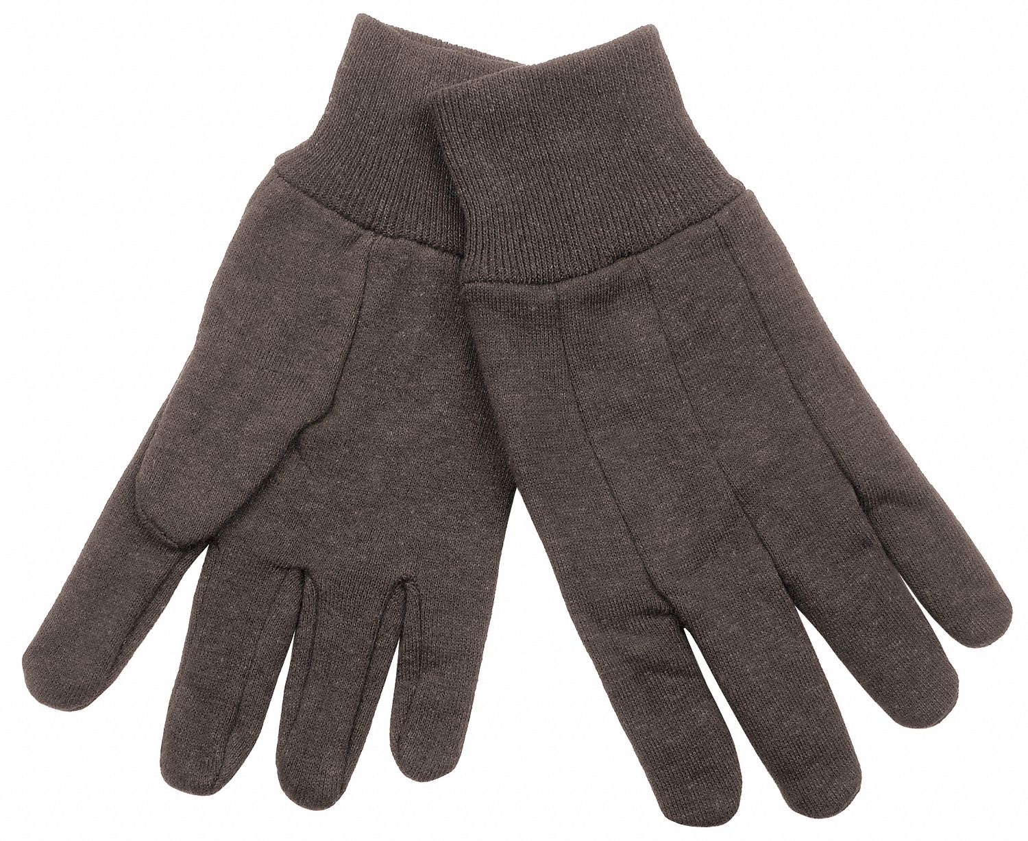 Jersey Glove, Cotton, 6, Brown, 