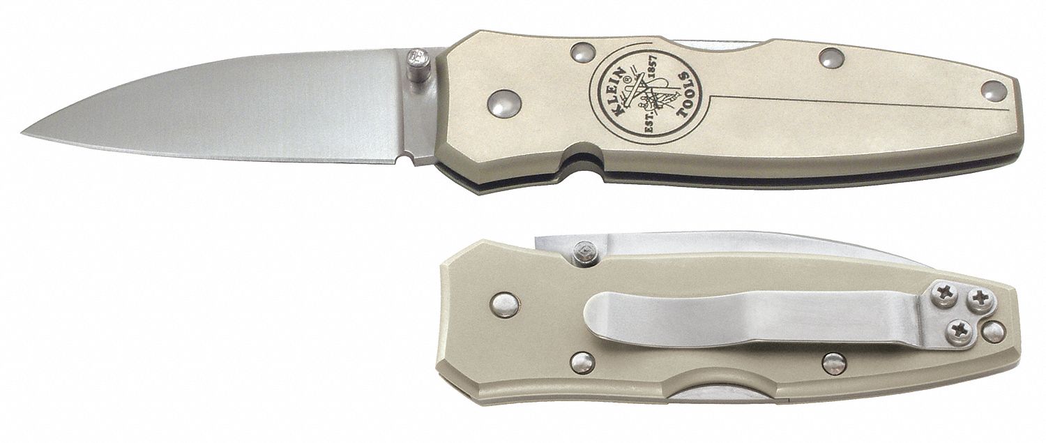 Pkt Knife, Lockback, Brushed Alum Hndl