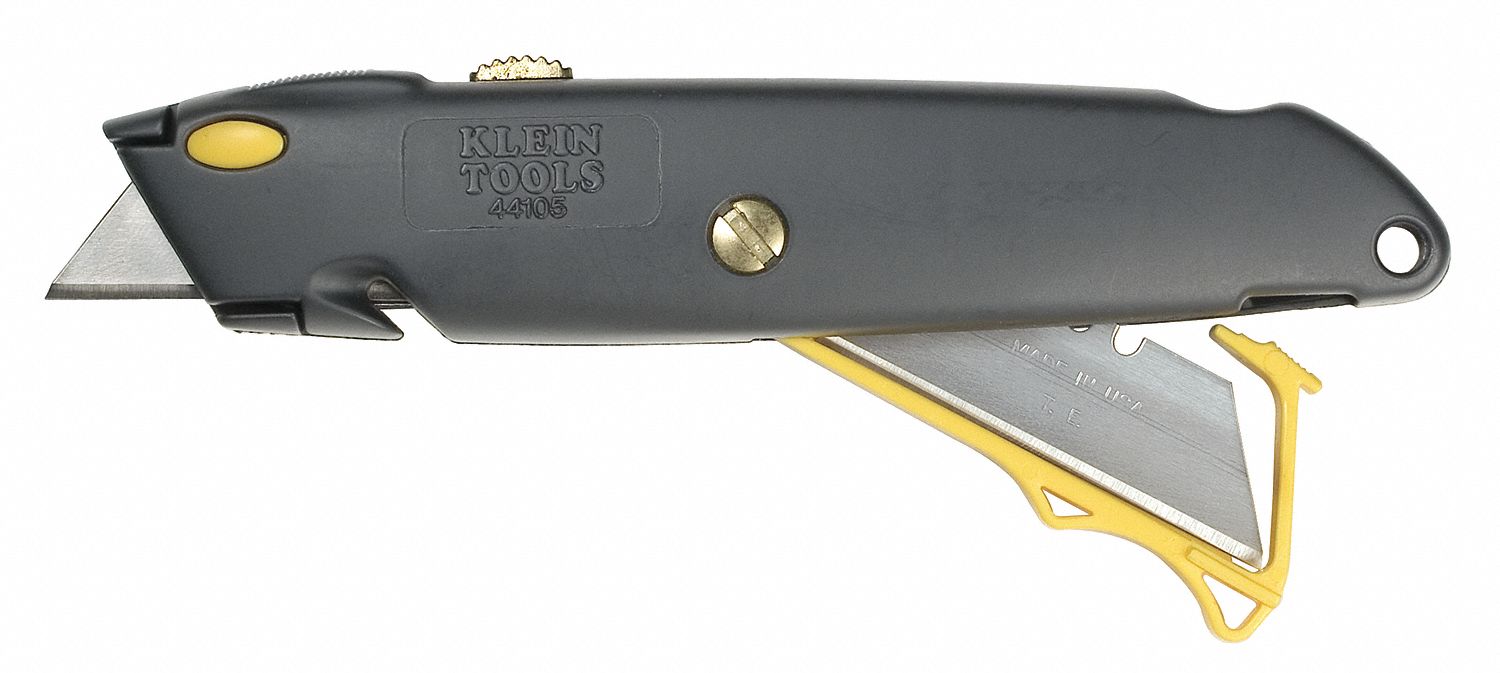 Utility Knife, Quick-Change, Retractable