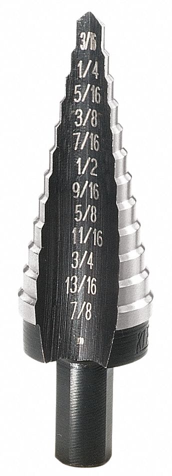 Step-Drill Bit, 12 increment