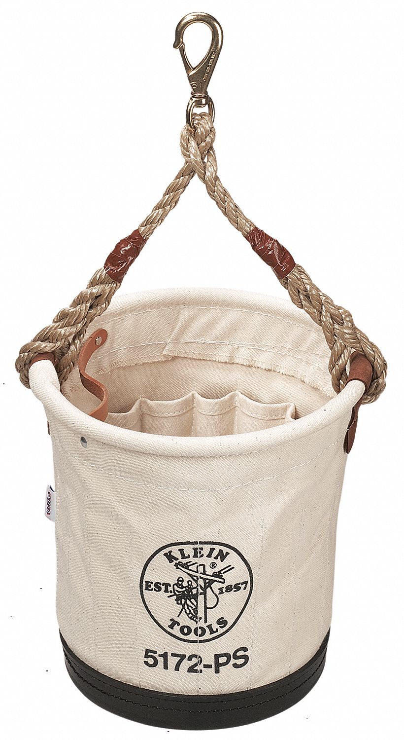 Bucket, #4 Canvas, 15 Inside Pkts