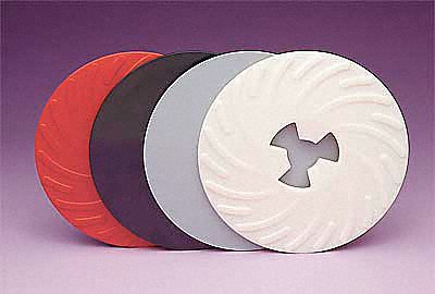 Disc Pad Ribbed Face Plate, 9 In Dia, PK10