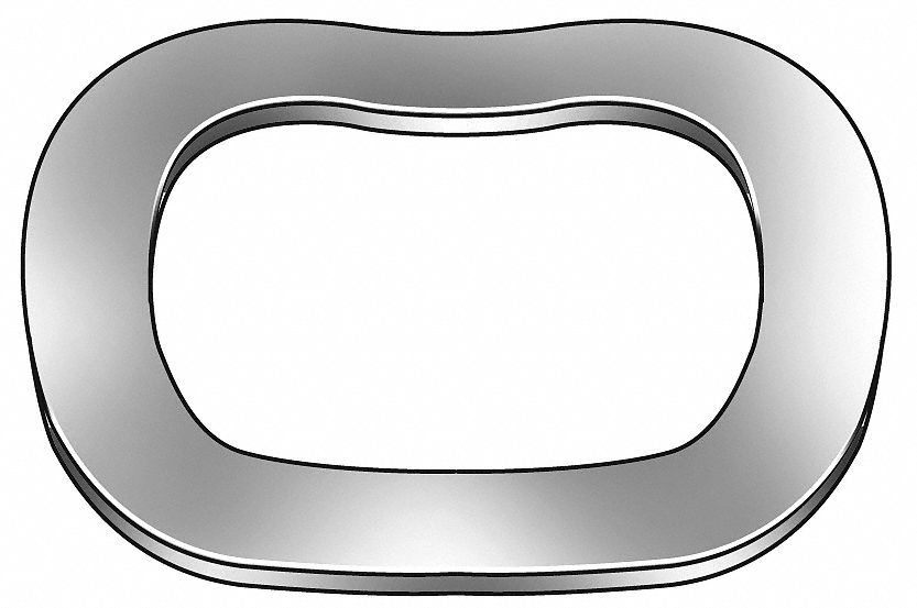 Wave Washer, #2, 18-8 SS, PK 10