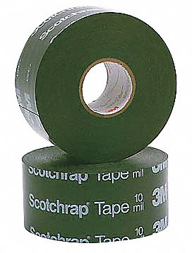 Electrical Tape, 2x100ft, 20mil, Black, PK12