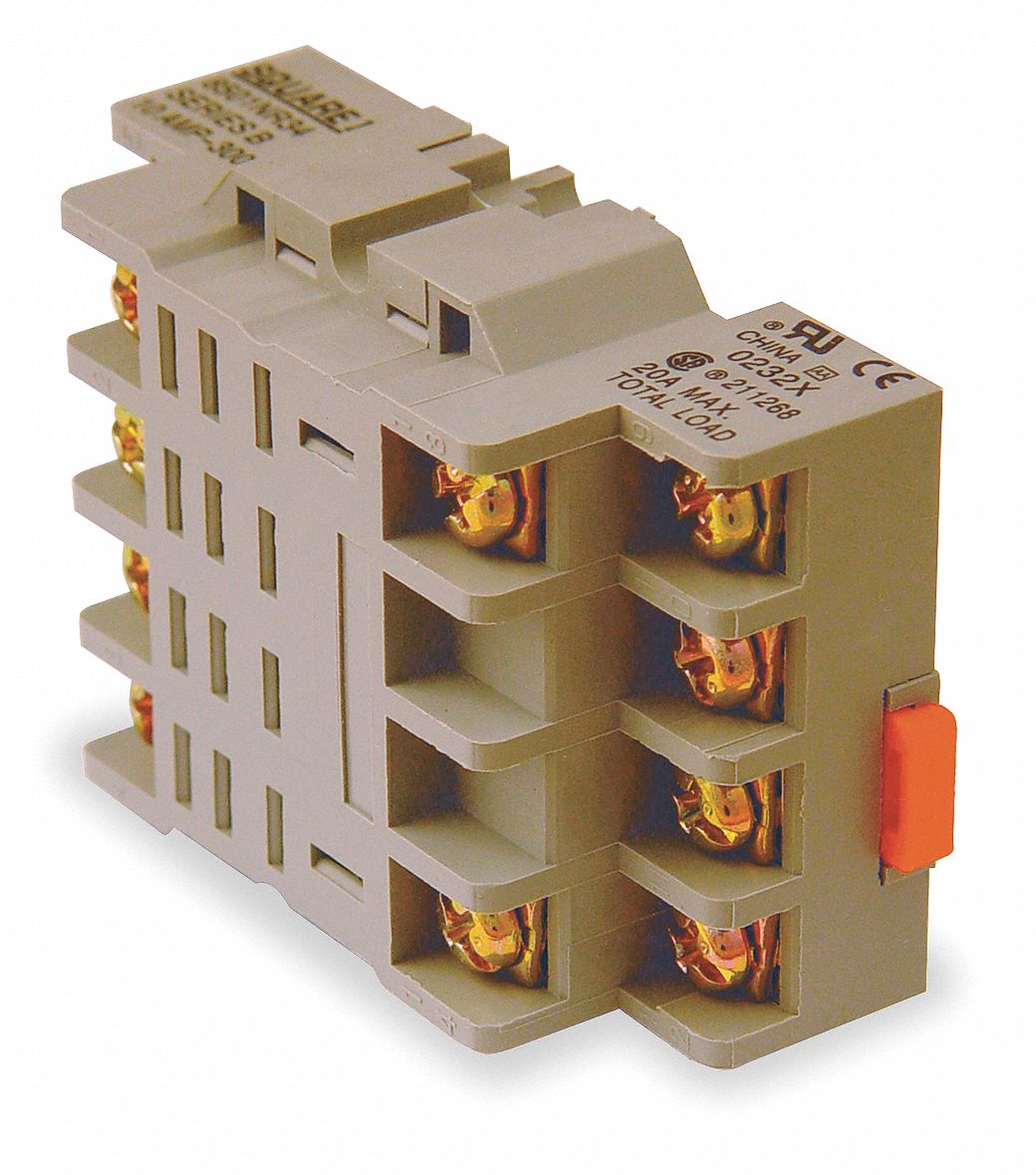 Socket, Relay, 14 Pins
