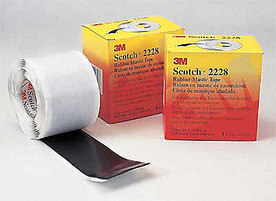 Electrical Tape, 2x10ft, 65 mil, Black, PK10