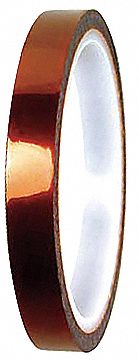 Electrical Tape, 3/4x36yd, 1mil, Amber, PK12