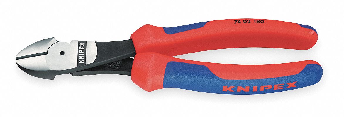 Diagonal Cutting Plier, 8 In, Soft Grip