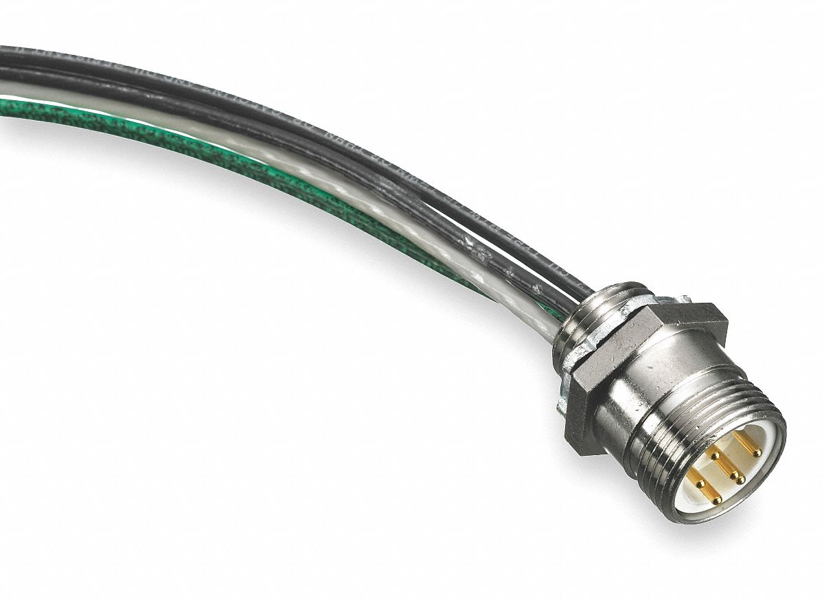 Receptacle, Male, 20A, 1 Ft, 4-Wire