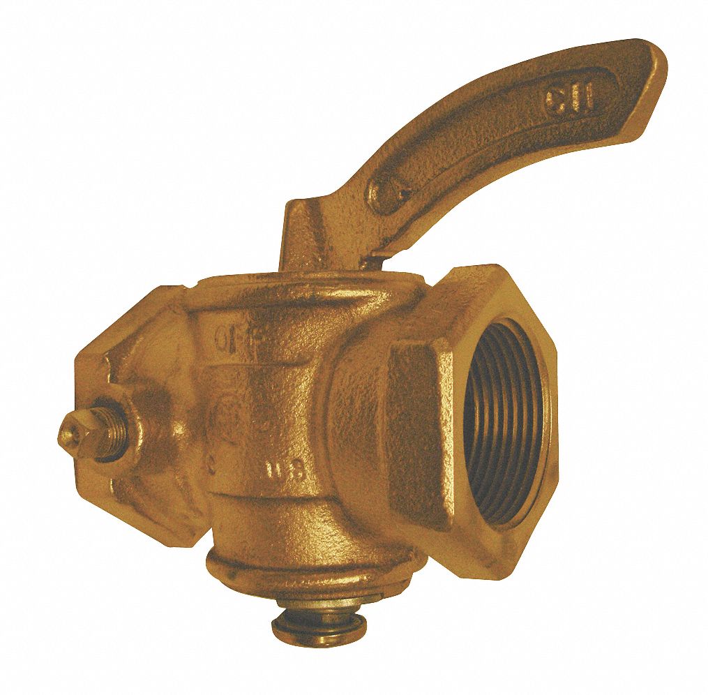 Gas Cock, 1 In, FNPT, 2, 100, 000 Btu