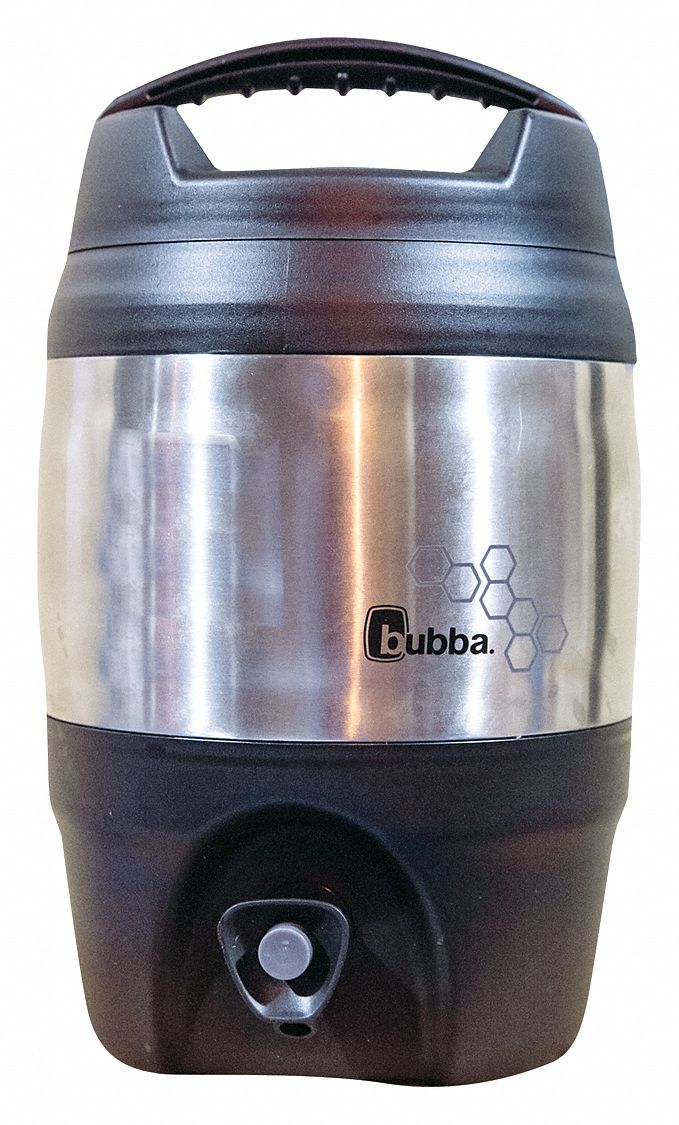 Beverage Cooler, 1 gal., Black