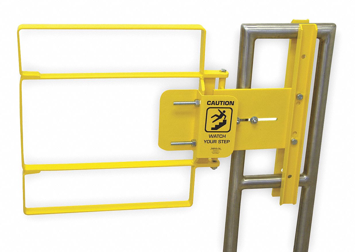 Adj Safety Gate, XL, 25-27 1/2 In, Yellow