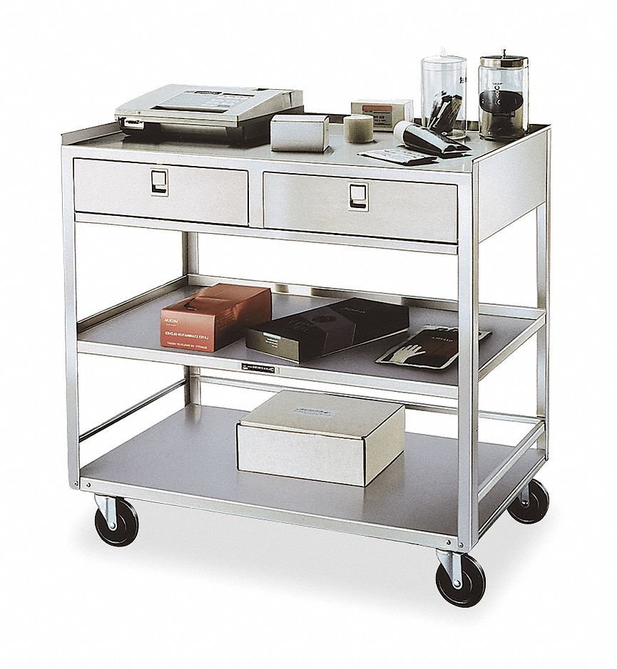 Equipment Stand, 500 Lb, Stainless Steel