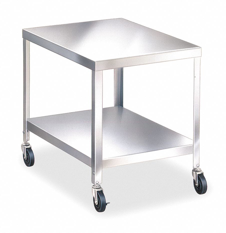 Utility Cart, Cap 500 Lb, Stainless Steel